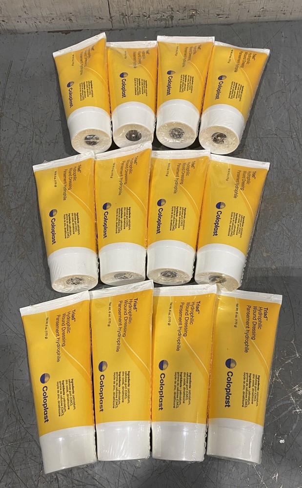 12 Coloplast Triad 6 Oz. Hydrophilic Wound Dressing Paste With CMC 1967