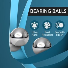 (1000 Pieces) 1/4″ Inch Carbon Steel Bearing Ball (G500 Precision)