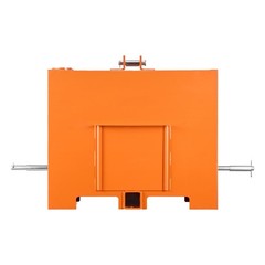 Ballast Box 3 Point Category 1 Tractor Quick Tach Hitch Counterweight Orange