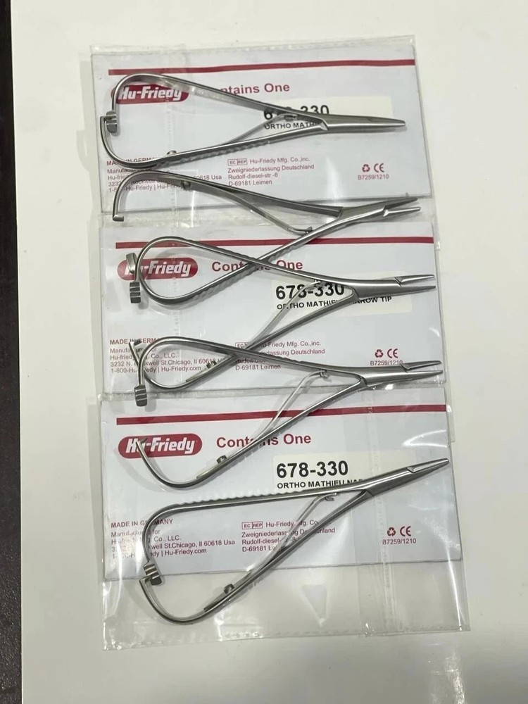 5 Pcs HU FRIEDY Mathieu Narrow Tip Orthodontic Plier | 678-330