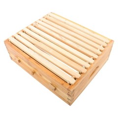 10 Frame Bee Hive With Wooden Frames & Waxed Foundations Bee Boxes Unassembled