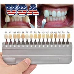 1 Set VITA Classical Dental Shade Guide A1-D4 16 Colors with Bleached Shades USA