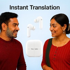 Timekettle M3 Earbuds 3-in-1 Language Translation No Subscription – White Color