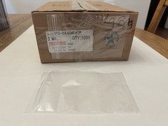 100 4×6 Resealable Clear Zipper Plastic Jewelry Bags 2Mil 4″x6″ inch w Hang Hole