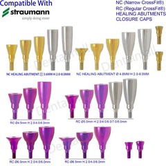 US Dental Healing Abutment Closure Fit Straumann ITI Mini Regular