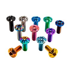 Milling flower head Titanium screw M8x15 20 25 30 35 40mm Disc brake Bolts