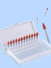 60PCS Dental Polishing Polishers Bur FG 1.6mm Mini Points Brownie Friction Grip