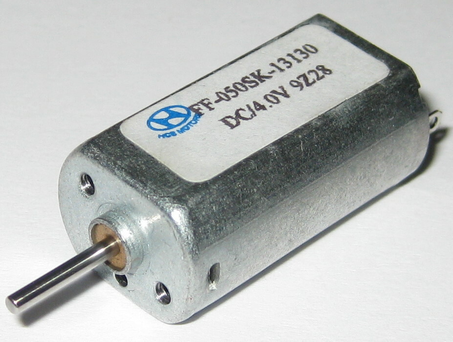 4 V DC Motor – FF-050SK – 4V DC – 7600 RPM – 1.5mm Shaft – Small Appliance Motor