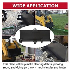 3-Point Attachment Adapter Skid Steer Trailer Hitch Front Tractor Loader Case