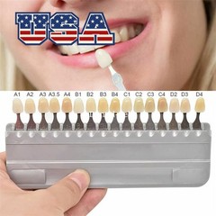 1 Set VITA Classical Dental Shade Guide A1-D4 16 Colors with Bleached Shades USA