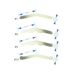 144X EASYINSMILE Dental Tofflemire Stainless Steel Matrix Bands0.015’0.04mm #1-4