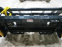 84 Inch skid steer MS Attachments root rake grapple Heavy Duty Cat Case Bobcat