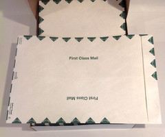 Box of 100 Survivor R1670 Tyvek USPS First Class Mailers 10″ x 15″ White NEW