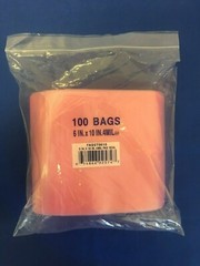 Pink 4 Mil Anti-Static Zip-lock 4-Mil Reclosable Seal Top Plastic Poly Bags 4Mil