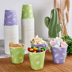 LITOPAK 600 Pack 5 oz Small 600 Count (Pack of 1), 5OZ-purple&green