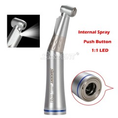 Dental 1:5 Electric Fiber Optic LED Contra Angle Handpiece High Speed 1:4.2 1:1