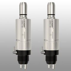 AZDENT Dental Slow Low Speed Handpiece Air Motor 4/2Hole Micromotor E-type