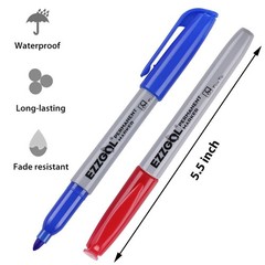 Permanent Markers Bulk, Permanent Marker Bulk Pack of 72, 4 Assorted Colors, …