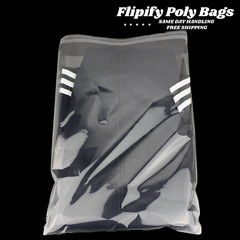 12×15 Clear Resealable T-Shirt/Apparel Self Seal Lip Tape Poly Plastic bags
