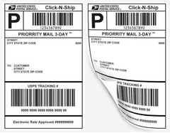 1000 Value 8.5″ X 5.5″ Half Sheet Self Adhesive Shipping Labels 2 Per Sheet