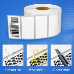 2″x1″ Direct Thermal Labels Barcode Adhesive Shipping Sticker for Rollo & Zebra