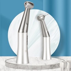 AZDENT Dental Slow Speed Contra Angle Handpiece 1.6mm Friction Grip Push Button