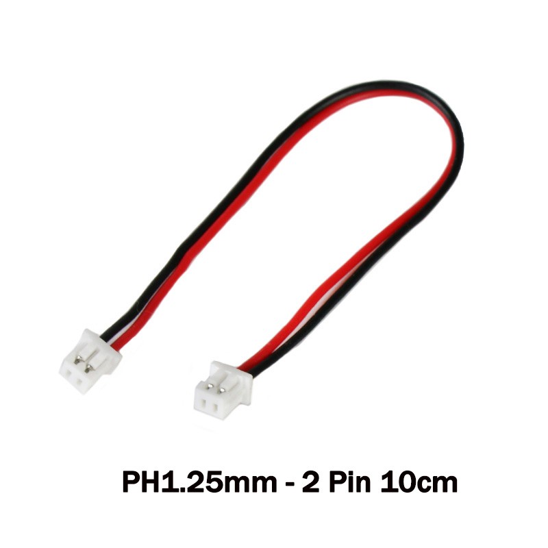 JST-PH 1.25mm Pitch Female to Female Connector Cable Wires 2 3 4 5 6 7 8 Pin