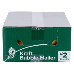 Duck Brand 2 Kraft Bubble Mailer Manila 8.5 Inch X 11 Inch 25 Pack 288130