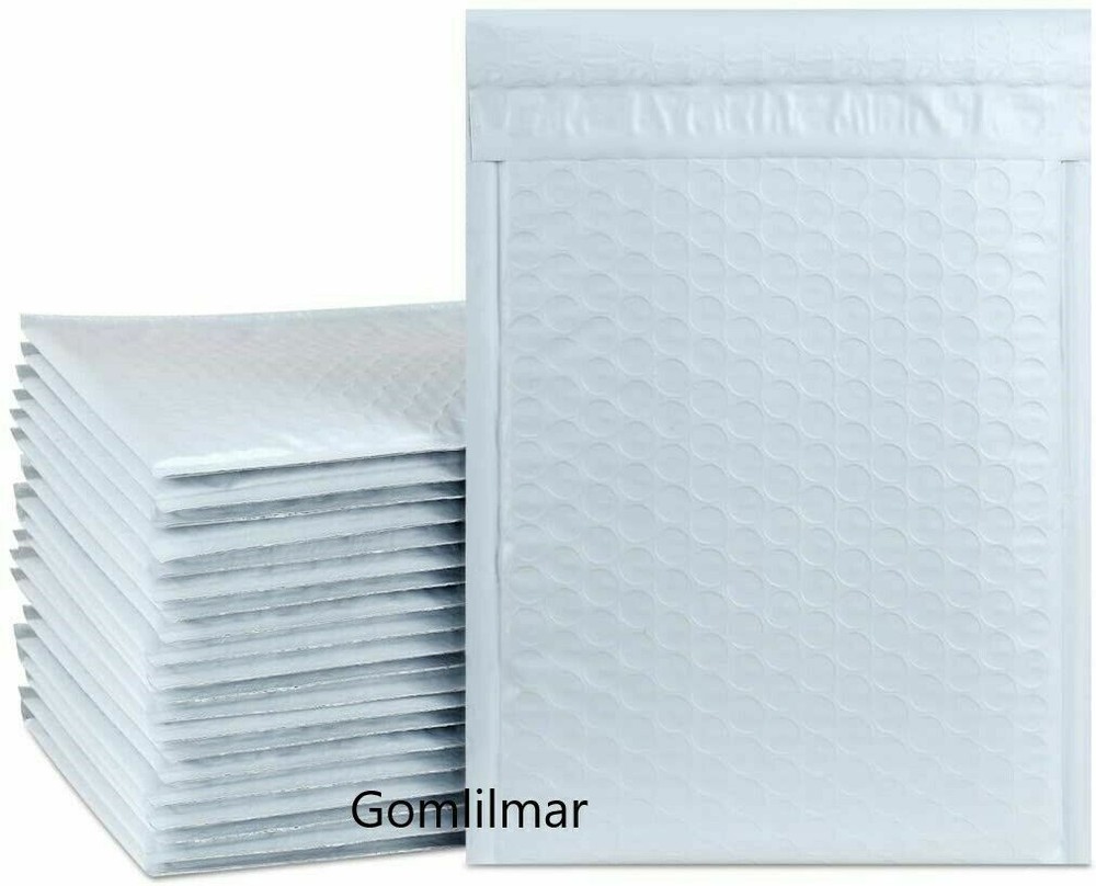 ANY SIZE POLY BUBBLE MAILERS SHIPPING MAILING ENVELOPES SELF SEAL PADDED