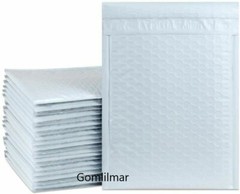 ANY SIZE POLY WHITE BUBBLE MAILERS SHIPPING MAILING PADDED BAGS ENVELOPES