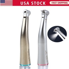 Dental 1:5 1:1 Fiber Optic LED Contra Angle Electric Handpiece Fit KaVo NSK COXO