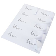 1000 Address Shipping Labels Laser Ink Jet 100 Sheets 2″x4″ 10-UP 10 Per Sheet