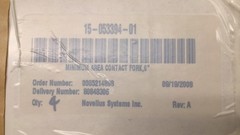 Novellus Type 15-053394-01 Ceramic Fork Finger 7-5/8″ OAL Min Area Contact 6″