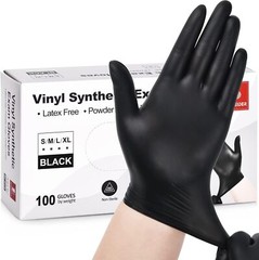 Schneider Vinyl Synthetic Exam Gloves, 4 Mil, Latex Free Disposable Gloves