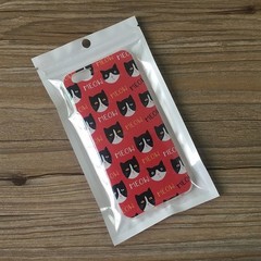Seal White Clear Plastic Bags Resealable Hang Hole Pouch For Accessory