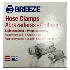 Box of 100 #12 Stainless Steel 11/16 to 1-1/4″ Worm Gear Hose Clamp 1/2 Band USA
