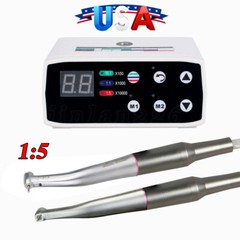 Dental Electric Motor LED Handpiece 1:5 1:1 Brushless Yabangbang
