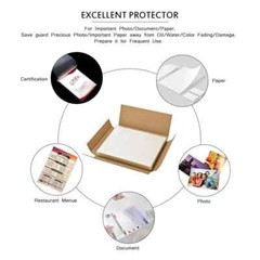 3 Mil Clear Thermal Laminating Pouches Letter 9″x11.5″ Size Laminator Sheets
