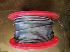 DuroDyne 30204(WC4) Dyna-Tite CL18 Wire Rope 1/8 Cable x 500′ Roll