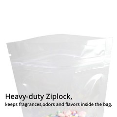 Multi Sizes Foil Mylar Stand Up Pouches Resealable Packing Bag for Coffee Beans