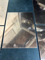 5 – COPPER FLAT PLATES 8”H x 6″ W 24 gauge 110 SHEET light scratches MADE IN USA
