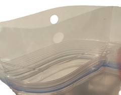 4.5K+ Clear Mylar Zipper Pouch Bags w/ Round Holes