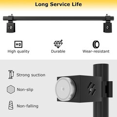 Magnetic Mount for LR Receivers,Fit for Flatback Dozer Blades,Backhoes,Excavator
