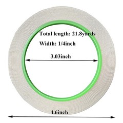 2PCS Copper Tape with Dual Side Conductive Copper Foil Tape Strong 1/4inch