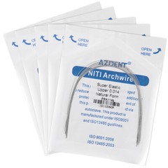 AZDENT Dental Orthodontic Niti Arch Wire Super Elastic Natural Nature Form Round
