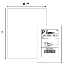 8.5″ x 11″ Full Sheets Address Shipping Sticker Paper for Laser & InkJet Printer
