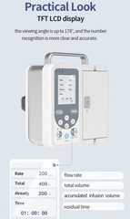US Stock Human Use Volumetric Infusion Pump – High Precision with Alarm System