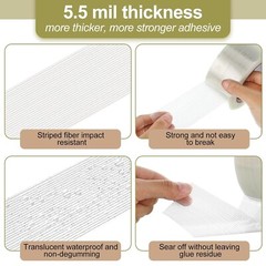 3 Rolls Filament Reinforced Strapping Fiberglass Tape 5.5 mil – 2 in. x 60 yds
