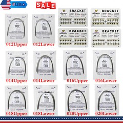 1/10packs Dental Orthodontic Brackets Braces /Supper Elastic Niti Arch Wires OR