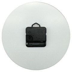20pcs/pack Sublimation Blank Glass Photo Frame with Glossy Round Clock US Stock